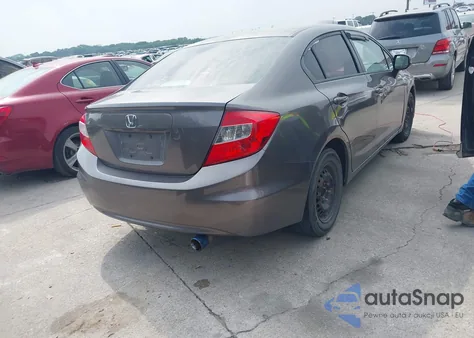 2012 Honda Civic Lx z USA, uszkodzony, nr VIN 2HGFB2F57CH593067